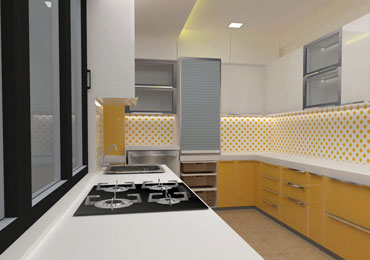 L SHAPE KITCHEN 2